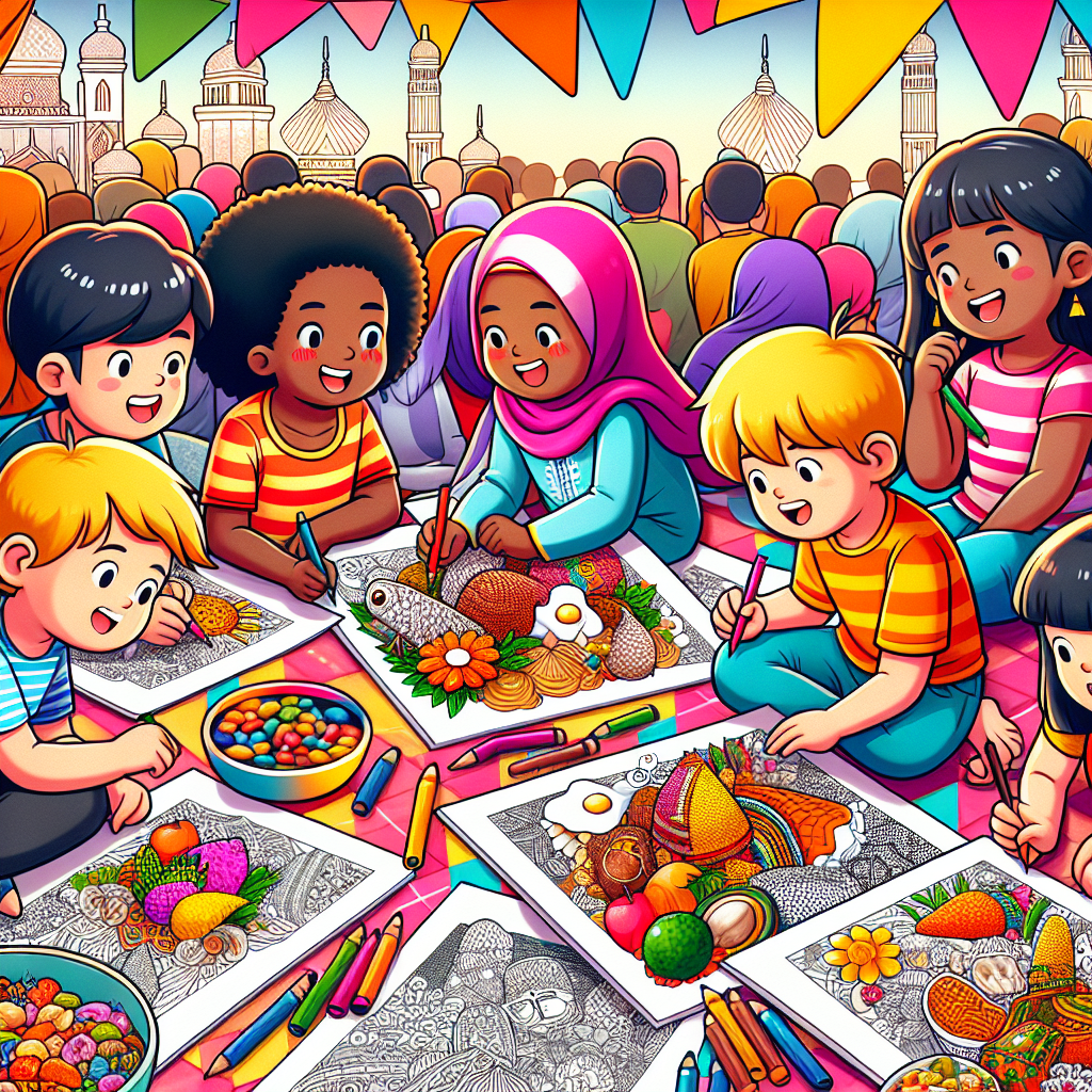 Kreativitas Anak: Mewarnai Gambar Makanan Tradisional Indonesia yang Lezat